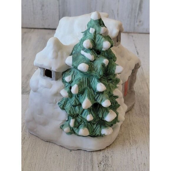 Santa's Workshop ceramic AS IS Village accessory house tree gift - Picture 5 of 10